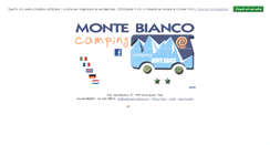 Desktop Screenshot of campingmontebianco.it